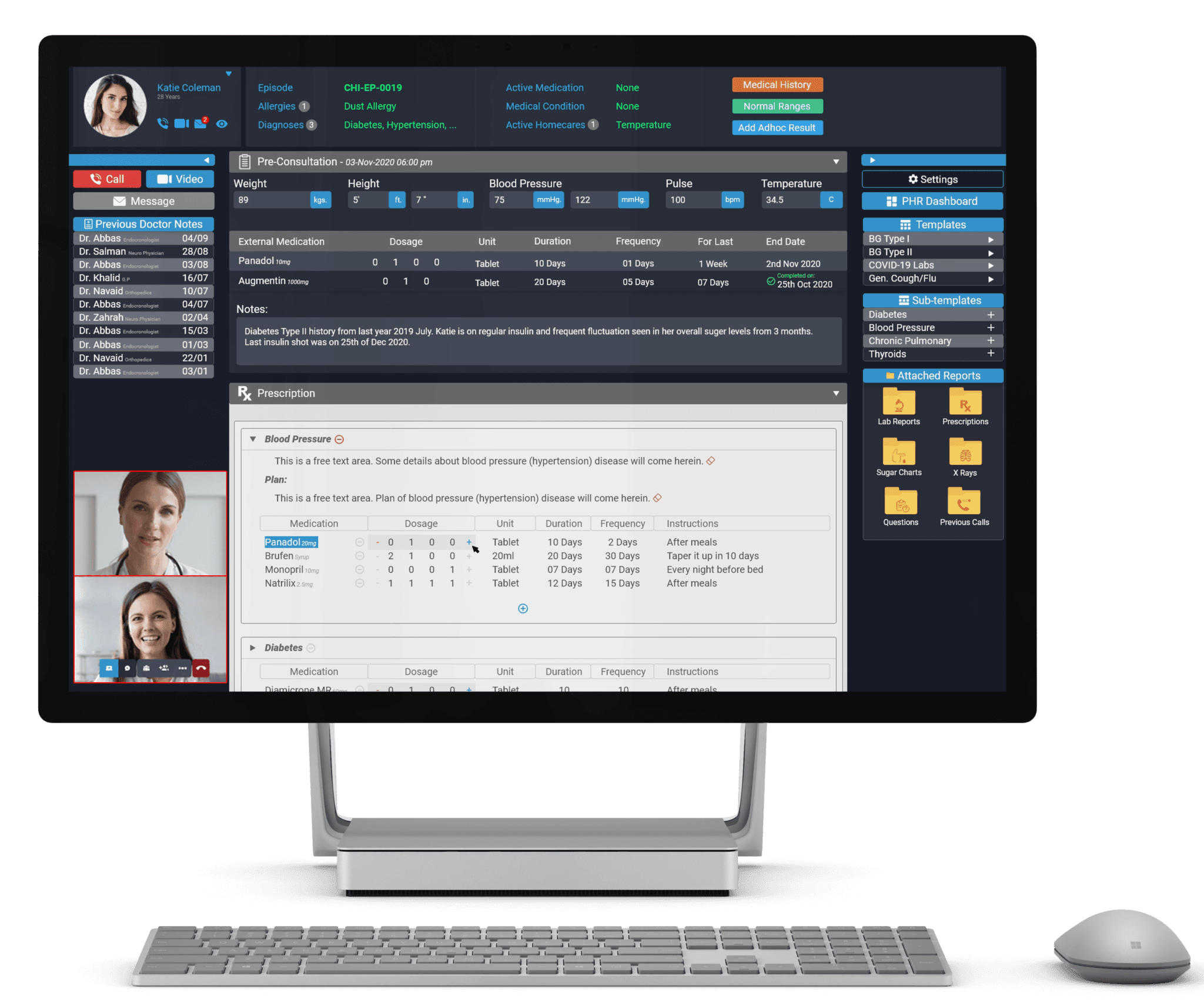 Easy Prescription Templates